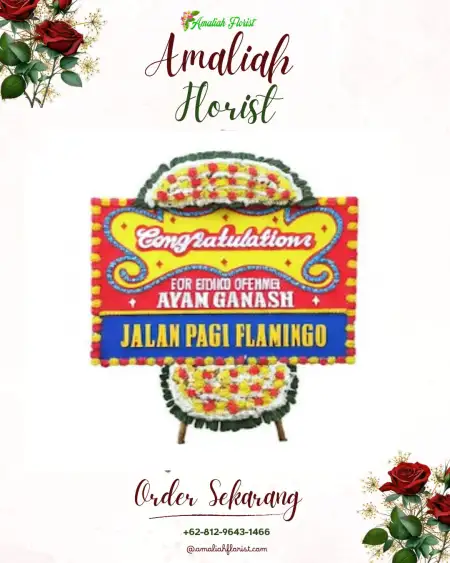 Sewa Papan Bunga Campang Way Handak